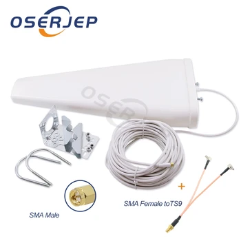 4g LTE antenna 3G 4G external antenna 16DBi Log Antenna SMA male 15M+SMA female to 2XTS9/2XSMA/2XCRC9 for 3G 4G router modem
4g LTE antenna 3G 4G external antenna 16DBi Log Antenna SMA male 15M+SMA female to 2XTS9/2XSMA/2XCRC9 for 3G 4G router modem
