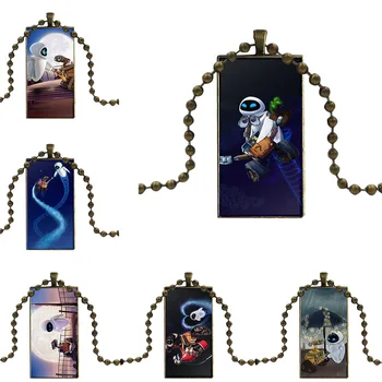 Couple Wall E And Eve Love For Women Men Party Necklace With Steel Plated Glass Cabochon Choker Long Pendant Rectangle Necklace
Couple Wall E And Eve Love For Women Men Party Necklace With Steel Plated Glass Cabochon Choker Long Pendant Rectangle Necklace