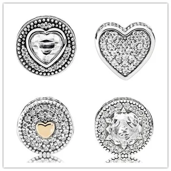 925 Sterling Silver Bead Charm Love Heart With Clear Cubic Zirconia Charm Fit Pandora ESSENCE Bracelet Diy Jewelry
925 Sterling Silver Bead Charm Love Heart With Clear Cubic Zirconia Charm Fit Pandora ESSENCE Bracelet Diy Jewelry