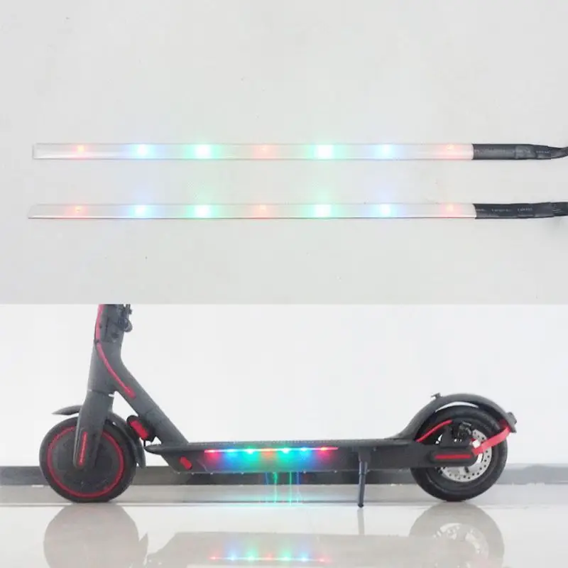 

Scooter Strip Light Colorful Night Safety Warning LED Light With Chassis For xiaomi M365 / M365 Pro Electric Scooter Accessory