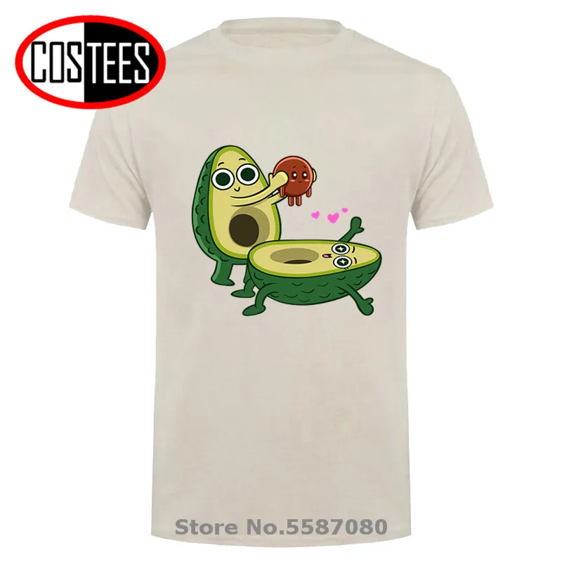 Забавная футболка с авокадо рождение Мужская милыми фруктами любовь kawaii мама