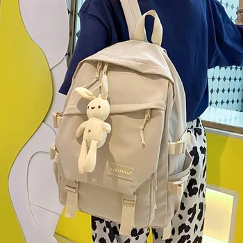 EnoPella Waterproof Women Backpack Solid Nylon Kawaii Rucksack For Teenage Girl School Bag College Bookbag Female Travel Mochila 
EnoPella Waterproof Women Backpack Solid Nylon Kawaii Rucksack For Teenage Girl School Bag College Bookbag Female Travel Mochila