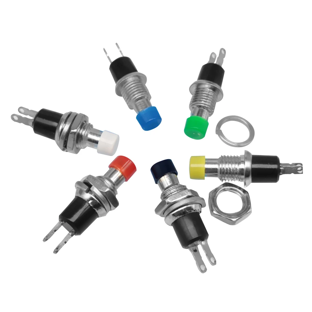 6PCS PBS-110 7MM Normally Open Momentary Push button Switch Push Button Micro Switch
6PCS PBS-110 7MM Normally Open Momentary Push button Switch Push Button Micro Switch