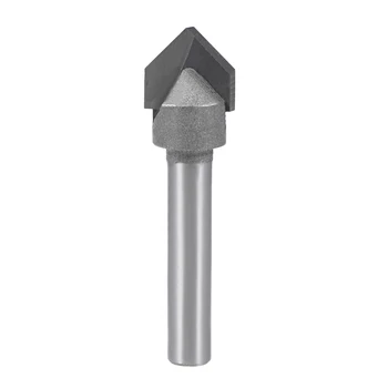 uxcell Router Bit 1/4 Shank 1/2 inch Dia 90 Degrees V-Groove End Mill, Carbide for CNC Woodworking Engraving Edge Trimmer
uxcell Router Bit 1/4 Shank 1/2 inch Dia 90 Degrees V-Groove End Mill, Carbide for CNC Woodworking Engraving Edge Trimmer