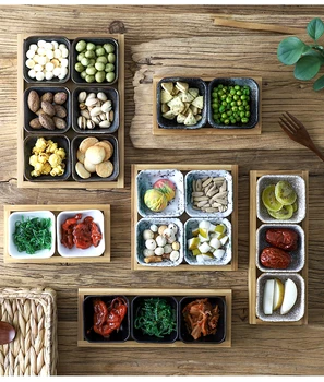Creative ceramic grid fruit plate snack plate serving platter Japanese small dish with tray Home desktop dried fruit snack tray
Creative ceramic grid fruit plate snack plate serving platter Japanese small dish with tray Home desktop dried fruit snack tray