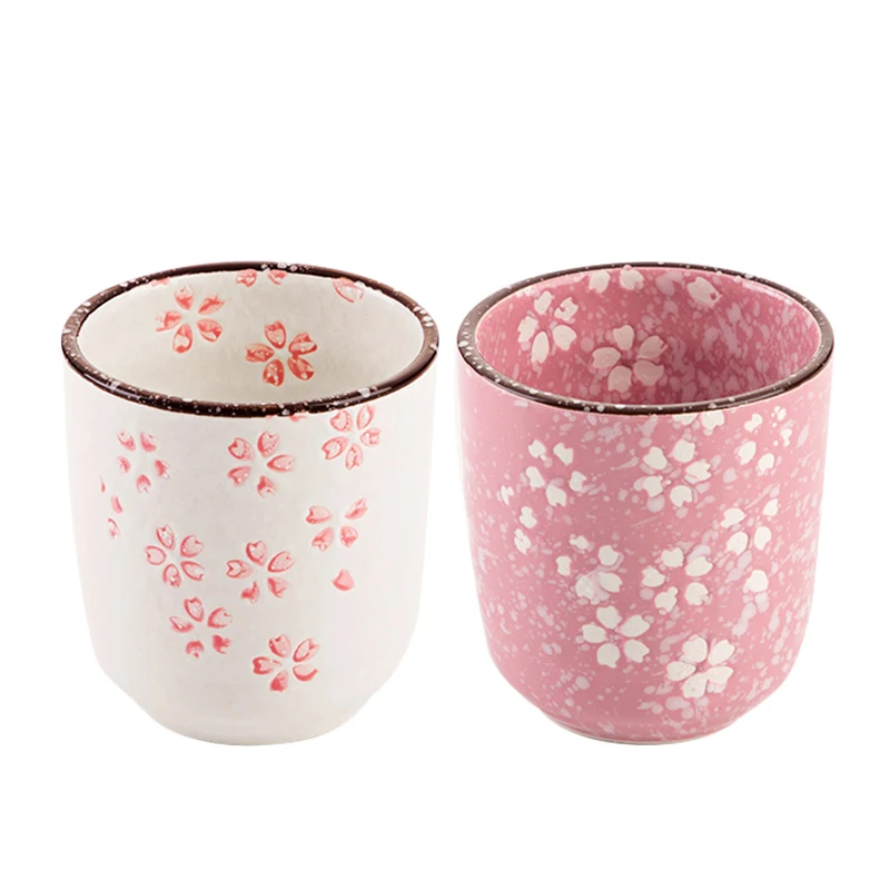 

Японская чаша для чая Керамика цветочный чай чашки Винтаж чашка мастер кружка контейнер посуда Кунг Фу чайная посуда стакана воды кружки украшения