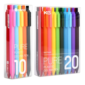 10/20Pcs KACO PURE Series Colorful Gel Pen with 0.5mm Colorful Refill Kawaii Neutural Gel Pens for Student Drawing Writing
10/20Pcs KACO PURE Series Colorful Gel Pen with 0.5mm Colorful Refill Kawaii Neutural Gel Pens for Student Drawing Writing