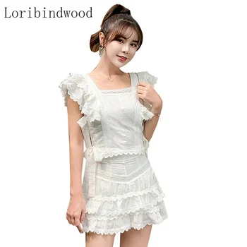 Women's dress 2020 summer new style sexy hollow embroidery high waist lace skirt pants two-piece female 2piece set women
Women's dress 2020 summer new style sexy hollow embroidery high waist lace skirt pants two-piece female 2piece set women