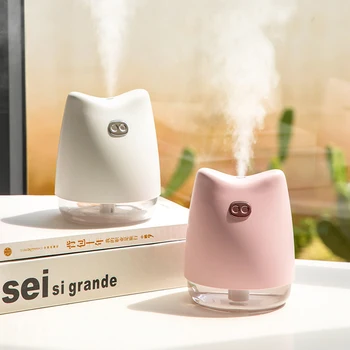 330ML Mini USB Ultrasonic Aroma Diffuser Air Humidifier With Night Light Humidificador Mist Maker for Bedroom Desk Car
330ML Mini USB Ultrasonic Aroma Diffuser Air Humidifier With Night Light Humidificador Mist Maker for Bedroom Desk Car
