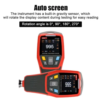 UT343D Handheld Digital Coating Backlight Thickness Gauge Measuring Portable Paint Film LCD Screen Visual Indicator For Ferrous
UT343D Handheld Digital Coating Backlight Thickness Gauge Measuring Portable Paint Film LCD Screen Visual Indicator For Ferrous