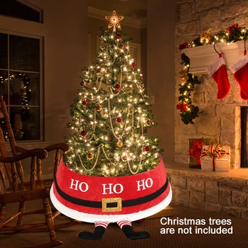 48 Inch Home Festival Indoor Outdoor Party Round Collar Christmas Tree Skirt With Delightful Legs Base Cover Non Woven Fabric
48 Inch Home Festival Indoor Outdoor Party Round Collar Christmas Tree Skirt With Delightful Legs Base Cover Non Woven Fabric