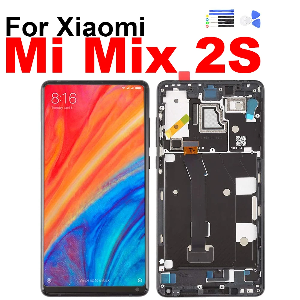 For Xiaomi Mi Mix 2S Display Touch Screen Digitizer LCD Assembly For Xiaomi Mi Mix 2S Mix2S Screen Frame Repair Replacement
For Xiaomi Mi Mix 2S Display Touch Screen Digitizer LCD Assembly For Xiaomi Mi Mix 2S Mix2S Screen Frame Repair Replacement