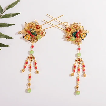 Headdress tassel show hairpin women's full set of step shake antique hair accessories girls with jewelry dish super fairy Joker
Headdress tassel show hairpin women's full set of step shake antique hair accessories girls with jewelry dish super fairy Joker
