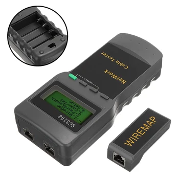 High Quality SC8108 Network Tester LAN Phone Cable Length Meter RJ45 Test Tool For Open Short Circuit Distance Confirm
High Quality SC8108 Network Tester LAN Phone Cable Length Meter RJ45 Test Tool For Open Short Circuit Distance Confirm