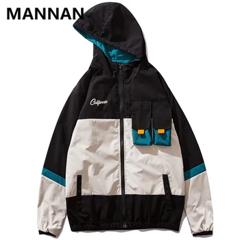 MANNAN Jackets Men Multi-Pocket Hooded Jacket Tracksuit Patchwork Color Zipper Coats Youth Cargo Style Windbreaker Autumn 2019
MANNAN Jackets Men Multi-Pocket Hooded Jacket Tracksuit Patchwork Color Zipper Coats Youth Cargo Style Windbreaker Autumn 2019