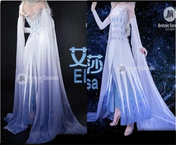 2019 New Queen Elsa White Transformed Princess Dress Cosplay Costume Halloween Christmas Cos for Adult H
2019 New Queen Elsa White Transformed Princess Dress Cosplay Costume Halloween Christmas Cos for Adult H