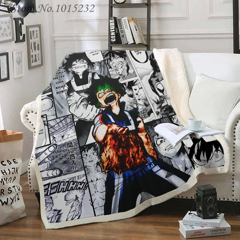 Cartoon My Hero Academia Funny Character Blanket 3D Print Sherpa Blanket on Bed Home Textiles Dreamlike Style 04
Cartoon My Hero Academia Funny Character Blanket 3D Print Sherpa Blanket on Bed Home Textiles Dreamlike Style 04