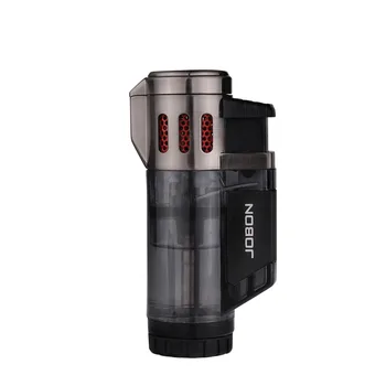 Three Firepower Turbo Lighter Transparent Lighter Torch Spray Gun Windproof Blue Fire Lighter Cigar High Temperature Resistance
Three Firepower Turbo Lighter Transparent Lighter Torch Spray Gun Windproof Blue Fire Lighter Cigar High Temperature Resistance