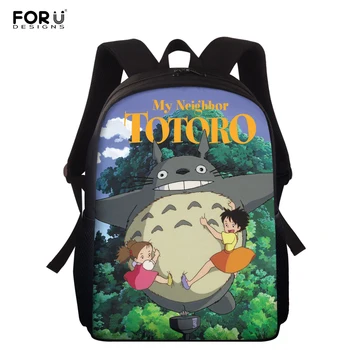 FORUDESIGNS My Neighbor Totoro Print 15 inch School Bags Girls Boys Anime School Backpack Teenagers Book Bag Student Rucksack
FORUDESIGNS My Neighbor Totoro Print 15 inch School Bags Girls Boys Anime School Backpack Teenagers Book Bag Student Rucksack