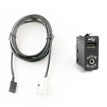 Aux USB Socket Radio Audio Adapter Cable For BMW E60 E63 E64 E66 E81 E82 E70 E90
Aux USB Socket Radio Audio Adapter Cable For BMW E60 E63 E64 E66 E81 E82 E70 E90
