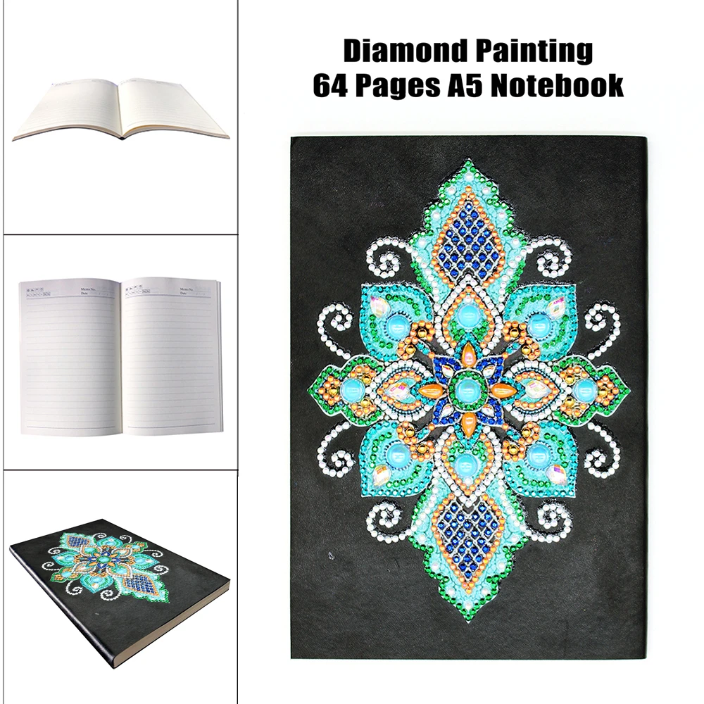 EverShine 5D DIY Diamond Embroidery Notebook Special Shaped Diamond Painting A5 Diary Book 60 Pages Mosaic Mandala Diamonds Art 
EverShine 5D DIY Diamond Embroidery Notebook Special Shaped Diamond Painting A5 Diary Book 60 Pages Mosaic Mandala Diamonds Art