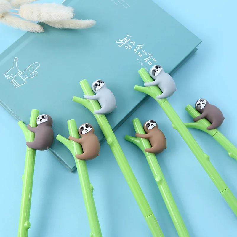 2 Pcs Cute Sloth Climbing Trees Gel Pen 0.5mm Black Blue Ink Writing Pen School Office Supply Stationery
2 Pcs Cute Sloth Climbing Trees Gel Pen 0.5mm Black Blue Ink Writing Pen School Office Supply Stationery