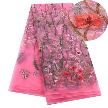 African Lace Fabric 2020 High Quality 5 Yards French Tulle Lace Fabric Nigerian Lace Fabric For Dress Party Dress
African Lace Fabric 2020 High Quality 5 Yards French Tulle Lace Fabric Nigerian Lace Fabric For Dress Party Dress