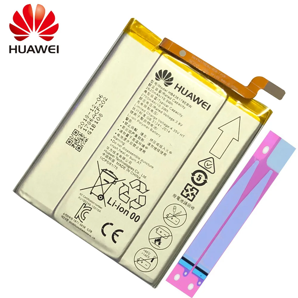 Hua Wei Original Phone Battery HB436178EBW For Huawei Mate S CRR-CL00 UL00 2700mAh Replacement Batteries
Hua Wei Original Phone Battery HB436178EBW For Huawei Mate S CRR-CL00 UL00 2700mAh Replacement Batteries