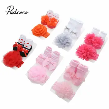1Set Newborn Socks+ Headband Baby Bows Hair Band Infant Lace Soft Baby Girl Socks Cotton Anti Slip Baby Socks meia infantil
1Set Newborn Socks+ Headband Baby Bows Hair Band Infant Lace Soft Baby Girl Socks Cotton Anti Slip Baby Socks meia infantil