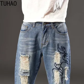 TUHAO 2019 Women Denim Skinny Ripped Pants High Waist Stretch Destroy RIPPED Jeans Plus Size 7XL 6XL 5XL Pencil Trousers WM36
TUHAO 2019 Women Denim Skinny Ripped Pants High Waist Stretch Destroy RIPPED Jeans Plus Size 7XL 6XL 5XL Pencil Trousers WM36