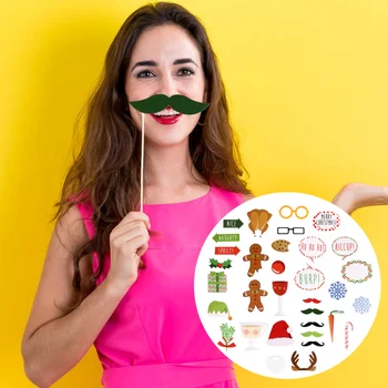 1 Set Christmas Party Photo Props Birthday Paper Photo Booth Props Paper Beard
1 Set Christmas Party Photo Props Birthday Paper Photo Booth Props Paper Beard