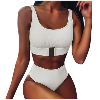 2020 New Bikinis Set Sexy Women Solid Buckle Bikini Push-up Padded High Waist Swimwear Swimsuit Set Bikini Biquini Bathing Suit
2020 New Bikinis Set Sexy Women Solid Buckle Bikini Push-up Padded High Waist Swimwear Swimsuit Set Bikini Biquini Bathing Suit