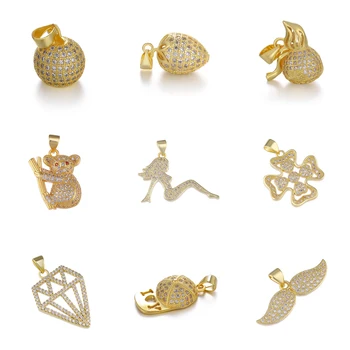 Juya New Arrival Charm Pendants Supplies Micro Pave Zircon DIY Animal Fruit Cross Charms For Handmade Fashion Jewelry Making
Juya New Arrival Charm Pendants Supplies Micro Pave Zircon DIY Animal Fruit Cross Charms For Handmade Fashion Jewelry Making