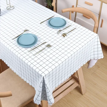 Tablecloth Waterproof Anti-scalding Oilproof Thick Rectangular Wedding Dining Table Cover Tea Coffee Table Desk Matt Decor Stage 
Tablecloth Waterproof Anti-scalding Oilproof Thick Rectangular Wedding Dining Table Cover Tea Coffee Table Desk Matt Decor Stage