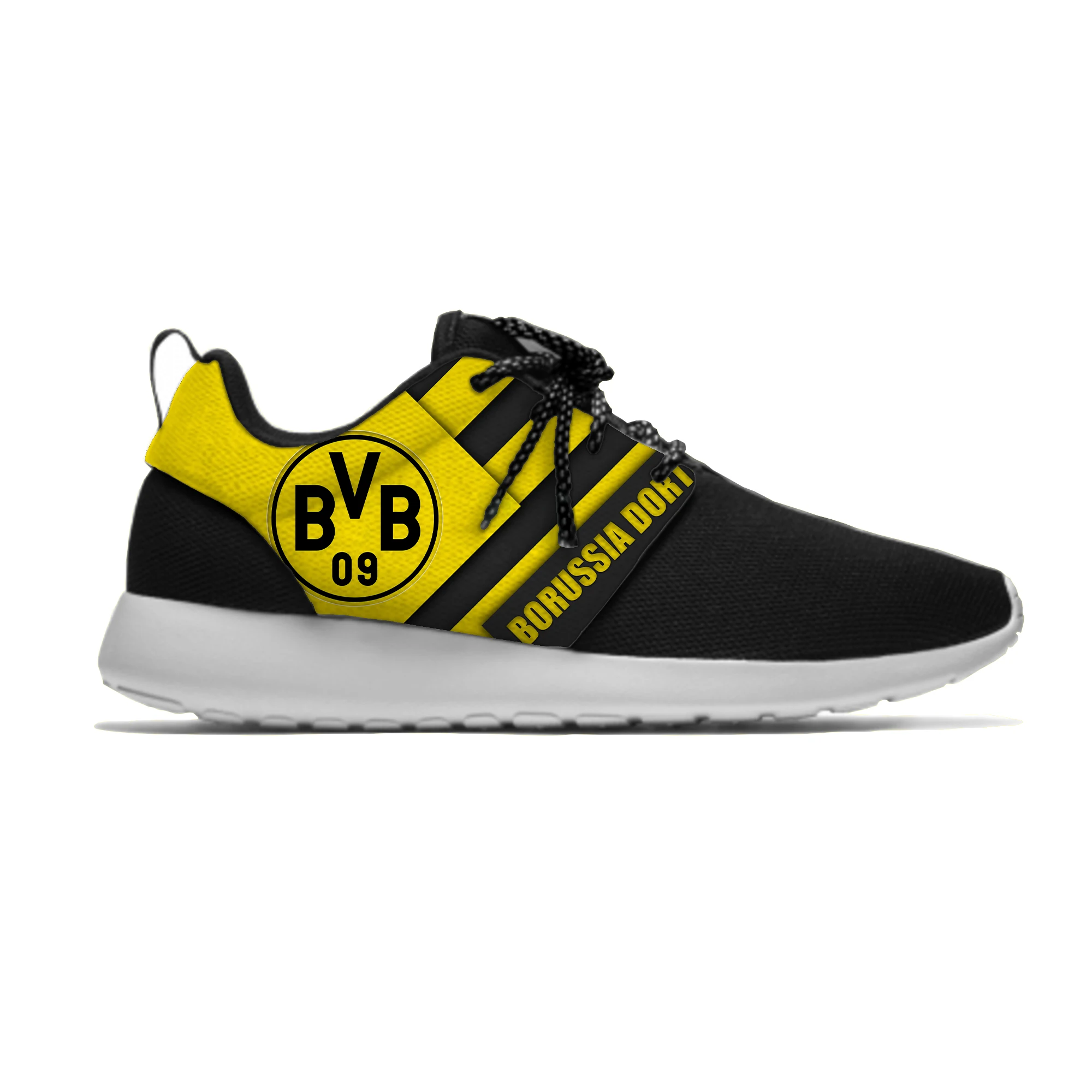 

Dortmund Sport Shoes Football Club FC Fans Soccer Lightweight Borussia Breathable Casual Sneakers Men/Women Running Meshy Shoes