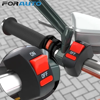 FORAUTO Universal ON/OFF Button Motorcycle Handlebar Flameout Switch Motorcycle Switches for Moto Motor ATV Bike 
FORAUTO Universal ON/OFF Button Motorcycle Handlebar Flameout Switch Motorcycle Switches for Moto Motor ATV Bike