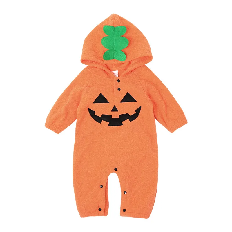 Unisex Baby Boy Clothes Halloween Clothes Fleece Hooded Baby Romper Pumpkin One-Piece Baby Girl Clothes Autumn Winter
Unisex Baby Boy Clothes Halloween Clothes Fleece Hooded Baby Romper Pumpkin One-Piece Baby Girl Clothes Autumn Winter
