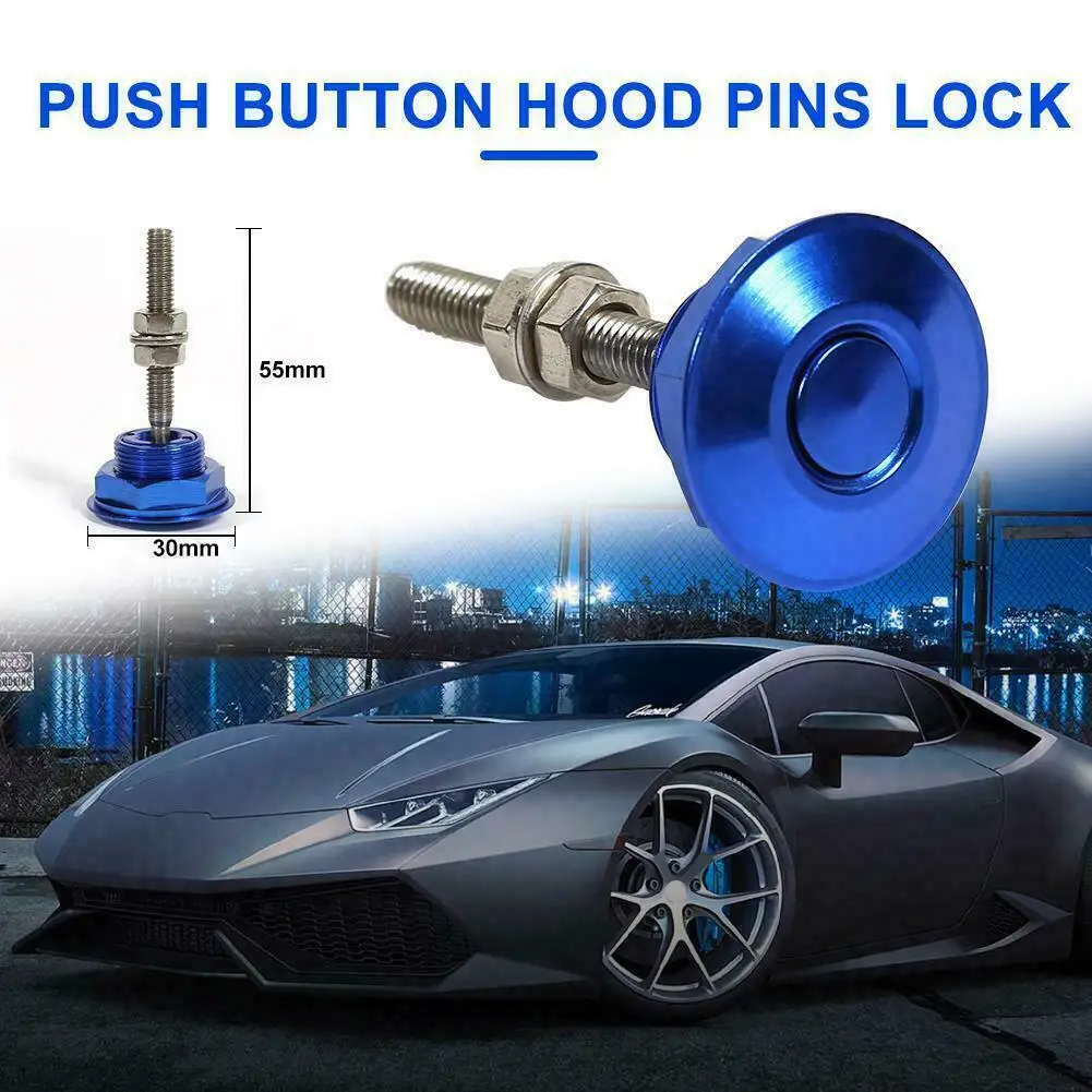 Quick Release Push Button Latch Auto Aluminium Alloy Engine Bonnets Bumper Car Clip Accessories Hood Pin Lock Universal Styling
Quick Release Push Button Latch Auto Aluminium Alloy Engine Bonnets Bumper Car Clip Accessories Hood Pin Lock Universal Styling