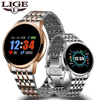 LIGE New Steel Smart Watch Men Waterproof sport For iPhone Heart rate blood pressure call Information smartwatch Fitness tracker
LIGE New Steel Smart Watch Men Waterproof sport For iPhone Heart rate blood pressure call Information smartwatch Fitness tracker