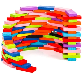 120Pcs/Set Colorful Wood Blocks Children Color Sort Kits Early Bright Dominoes Games Educational Toys For Children Gift
120Pcs/Set Colorful Wood Blocks Children Color Sort Kits Early Bright Dominoes Games Educational Toys For Children Gift