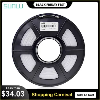 SUNLU ASA Filament 1.75 mm 1kg FDM 3d Printer Printing Filament Dimensional Accuracy +/-0.02mm
SUNLU ASA Filament 1.75 mm 1kg FDM 3d Printer Printing Filament Dimensional Accuracy +/-0.02mm