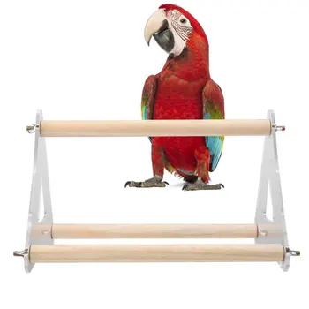 Parrot Pet Triangle Ladder Acrylic Hanging Stand Rack Toy Wooden Swing frame Platform Parakeet Branch Perches Bird Accessories
Parrot Pet Triangle Ladder Acrylic Hanging Stand Rack Toy Wooden Swing frame Platform Parakeet Branch Perches Bird Accessories