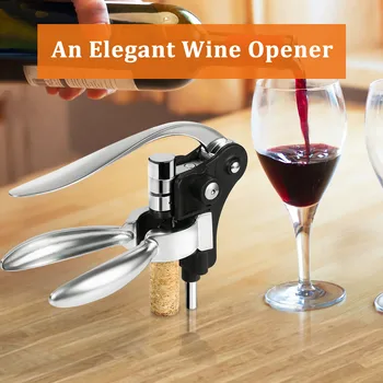 Newly Wine Bottle Opener Kit Zinc Alloy Rabbit Head Style Cork Corkscrew Set Bar Kitchen Tools Accessories TE889
Newly Wine Bottle Opener Kit Zinc Alloy Rabbit Head Style Cork Corkscrew Set Bar Kitchen Tools Accessories TE889