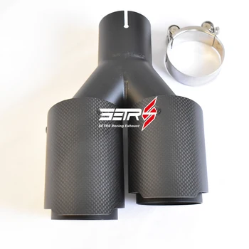 Matt Black Car Exhaust Pipe Dual Carbon Fiber Stainless Steel Universal Auto Exhaust tip Exhaust muffler Tip For Right Side
Matt Black Car Exhaust Pipe Dual Carbon Fiber Stainless Steel Universal Auto Exhaust tip Exhaust muffler Tip For Right Side