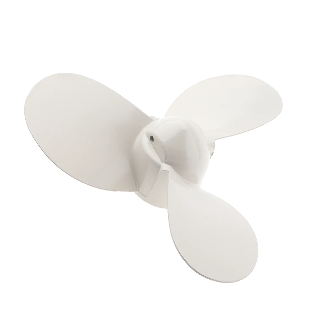 

3-Blade Boat Ship Marine Propellers for Yamaha 2HP Stainless Resistance to High Pressure White