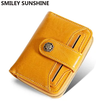 Genuine Leather Wallet for Women Cute Short Vallet Rfid Blocking Slim Girls Wallets Ladies Purse Female For Womens Smart Walet
Genuine Leather Wallet for Women Cute Short Vallet Rfid Blocking Slim Girls Wallets Ladies Purse Female For Womens Smart Walet