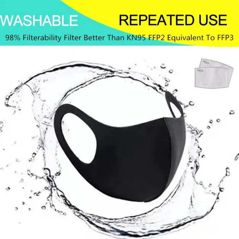 Face Maks Filter washable protective mask Anti PM2.5 98% Filterability Filter Better Than KN95 FFP2 Equivalent To FFP3 mask 
Face Maks Filter washable protective mask Anti PM2.5 98% Filterability Filter Better Than KN95 FFP2 Equivalent To FFP3 mask