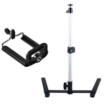 Adjustable Table Top Stand Set for Photograph Equiment Mini Monopod Phone Clip Fill-In Light Bluetooth Control
Adjustable Table Top Stand Set for Photograph Equiment Mini Monopod Phone Clip Fill-In Light Bluetooth Control