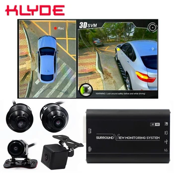 HD 3D 360 Surround View Driving Support Bird View Panorama DVR System 4 Car Camera 1080P Car DVR Video Recorder Box G-Sensor 
HD 3D 360 Surround View Driving Support Bird View Panorama DVR System 4 Car Camera 1080P Car DVR Video Recorder Box G-Sensor