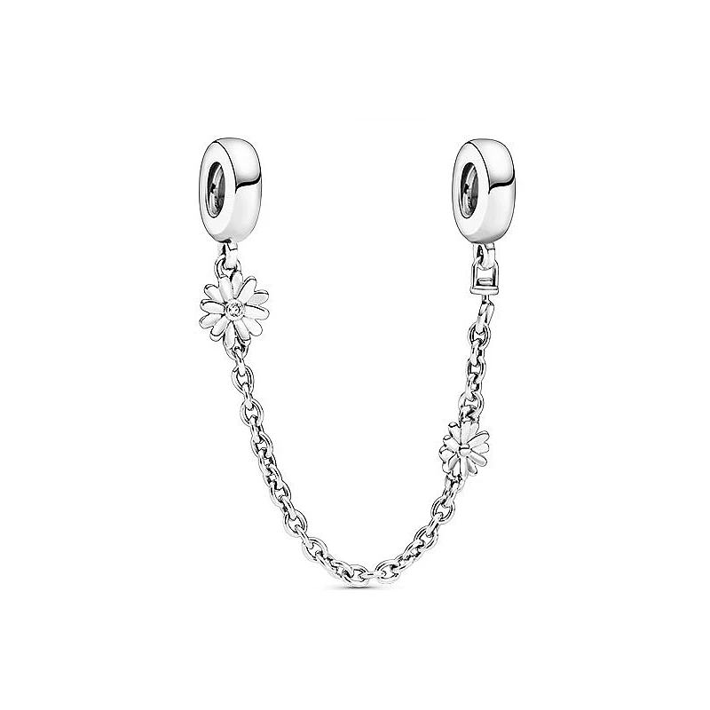 100% 925 Sterling Silver New Daisy Safety Chain Fit Pandora Women Bracelet & Necklace Diy Jewelry
100% 925 Sterling Silver New Daisy Safety Chain Fit Pandora Women Bracelet & Necklace Diy Jewelry